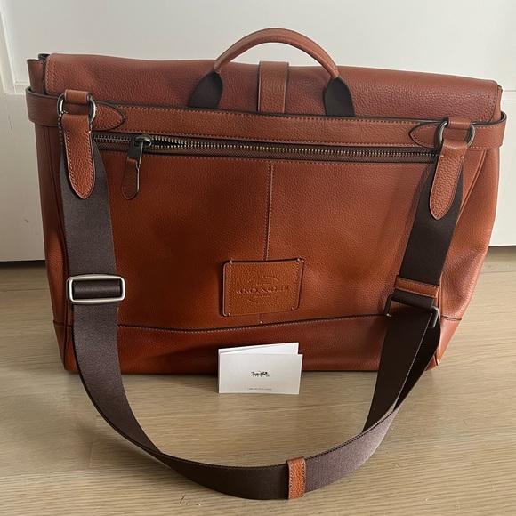 COACH Leather Portfolio Briefcase 15.5 x 12 x 4” - great condition! - Picture 5 of 12